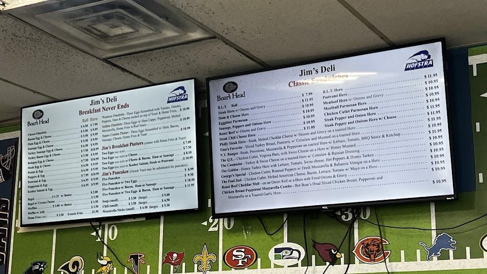 Jim's Delicatessen Menu image 1