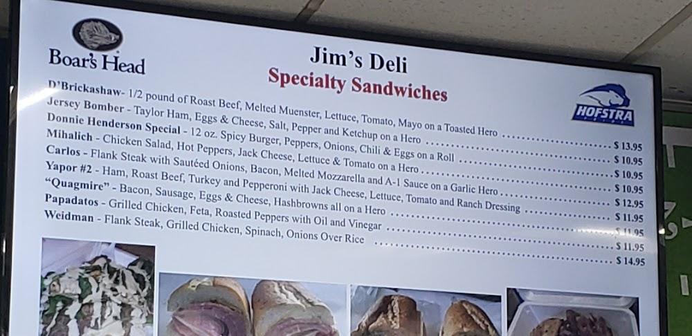 Jim's Delicatessen Menu image 2